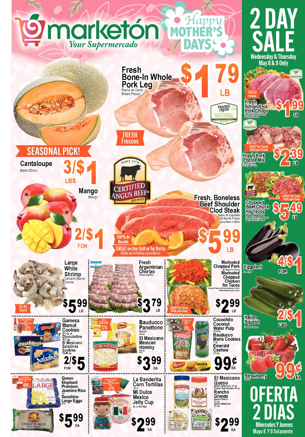 1 page of weekly ad